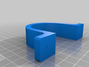 49mm pipe parametric saddle clamp parts customized 3d print model - Mito3D