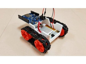 smars robot usb rechargeable battery robotics arduino car electronics esp8266 motor n20 track charger 3d print model - Mito3D
