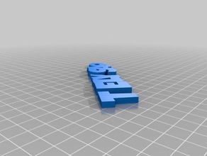 1 telysa Anahtarlık organizasyon özelleştirilmiş 3d print model - Mito3D