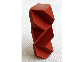 twisted cubi 3d print model - Mito3D