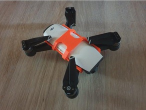 dji chispa de montaje superior transporte drone el monte soporte tablero la mesa 3d print model - Mito3D