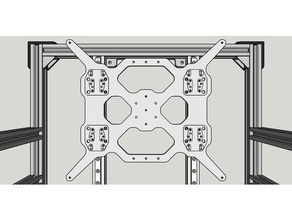 siber type-r yatak taşıma ultimaker 5 mm 6061 alüminyum heatbed 3d yazıcı parçaları profil taşıyıcı 3d print model - Mito3D