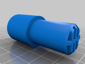 tapa de extremo 18 mm 23 a cabo partes 18mm 3dprovins la 3d print model - Mito3D