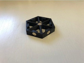 magnetic hex connector axolote games gloomhaven hexagon magnet terrain 3d print model - Mito3D