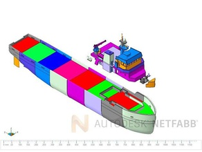 utilitaire navire ajouter L'impression 3d 3d print model - Mito3D