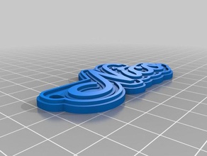 llavero nico llaveros personalizado 3d print model - Mito3D