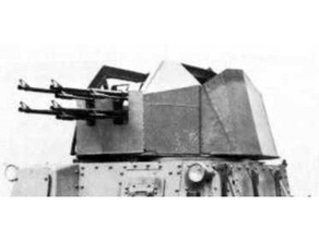 torretta semovente m15 42 antiaereo - prototipo tank Fahrzeuge 3d print model - Mito3D
