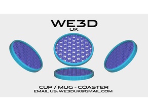 coaster - mug cups kitchen & dining 3d print model - Mito3D