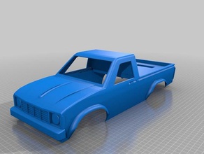 bruiser - cama completa r c vehículos de mojave rc crawler tamiya 3d print model - Mito3D