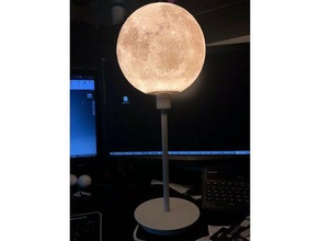 moon lampshade reduction ikea skaftet lamp household 3d print model - Mito3D