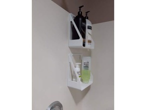 shower caddy bathroom accessories 3d print model - Mito3D