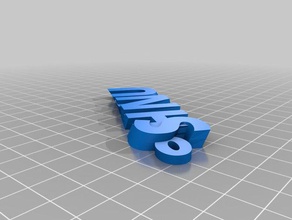 shindu Anahtarlık özelleştirilmiş 3d print model - Mito3D