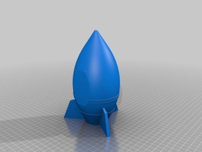 large simple spaceship toys & games 3d print model - Mito3D
