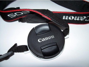lens cap holder gadgets camera canon dslr lenscap 3d print model - Mito3D