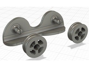 brh v2 - basic roll holder 3d printer accessories filament filement spool 3d print model - Mito3D