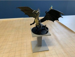 d&d flight stand huge toy & game accessories base dnd dragon dungeons dragons miniature 3d print model - Mito3D