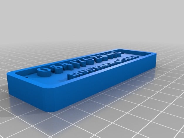 tel mguler işaretler ve logolar özelleştirilmiş 3D print model - Mito3D