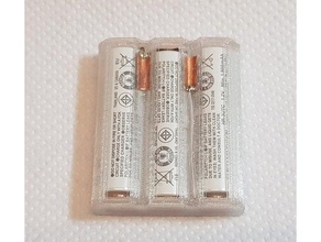 hp-75c 3xaa battery adapter electronics 3d print model - Mito3D