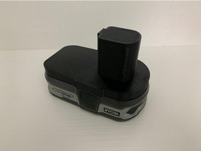 ryobi 18v one+ snap-Batterie-Abdeckung Werkzeug-Halterungen & - Boxen 3d print model - Mito3D