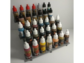yet another paint rack tools army painter citadel miniatures model 3d print model - Mito3D