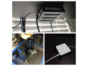 surface mount mac brick-Halter - Organisation das macbook pro 3d print model - Mito3D