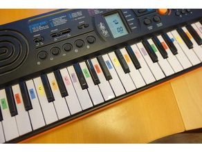 casio sa-76 black key music 3d print model - Mito3D