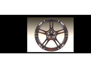 audi wheel rim automotive car collection 3d print model - Mito3D