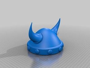 viking helmet costume 3d print model - Mito3D