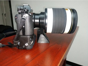 üçayak 500 mm ayna lens kamera arca İsviçre plaka bower monte edin objektif adaptörü mount m42 samyang sony alpha nex vixen Kırlangıç 3d print model - Mito3D
