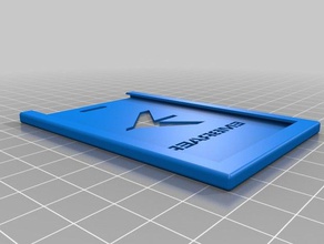 rfid card holder embraer accessories airline aviation corporate door tag 3d print model - Mito3D