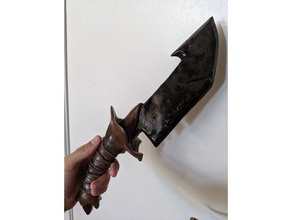monster hunter word dagger costume cosplay prop weapon 3d print model - Mito3D