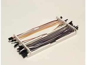175 mm dupont-Kabel-organizer - Elektronik kundengebundene 3d print model - Mito3D