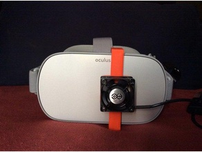 oculus fan cover clip 3d printing 40mm go 3d print model - Mito3D