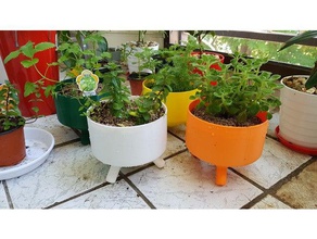 pot outdoor & Garten 3d print model - Mito3D