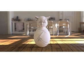 ayanami ball Skulpturen 3d print model - Mito3D