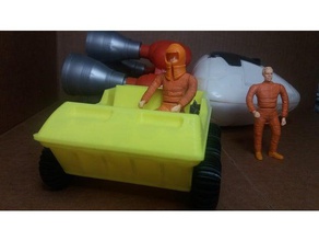 uzay 1999 Kartal moon buggy yeniden oluşturma oyuncak parçaları oyuncaklar ve oyunlar 3d print model - Mito3D