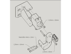 bed auto leveling agraber 30i 3d printer parts graber i3 prusa 3d print model - Mito3D