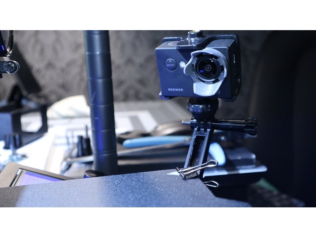ender3 sportcam armsupport 3d printer accessories ender3 ender3 pro neewer sportcam sportcam support 3D print model - Mito3D