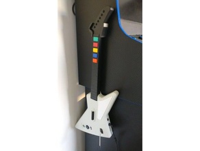 xplorer guitar hero duvara monte - remix oyunlar 3d print model - Mito3D