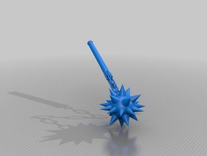 flail decor 3d print model - Mito3D