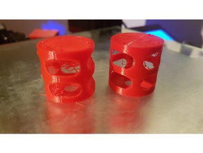 axis & flow calibration test cylinder 28mm 8mm 3d printing tests axes stepsmm x-axis xyz y-axis z-axis 3d print model - Mito3D