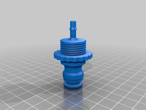 gardena micro-drip hose connector outdoor & garden 3d print model - Mito3D