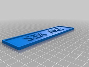 mare ascia tag rimorchiatore hobby 3d print model - Mito3D