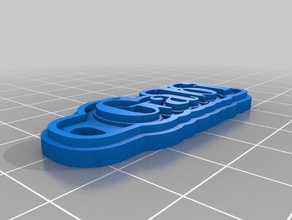 gabi Schlüsselbund Schlüsselanhänger kundengebundene 3d print model - Mito3D