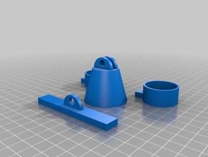 my cuslaser grid pen holdertomized laser holder tools customized 3d print model - Mito3D