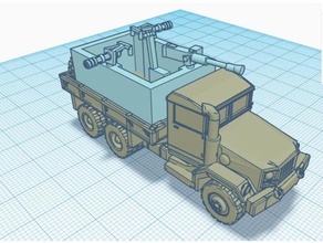 vietnã guntruck 6 1100 A impressão 3d 3d print model - Mito3D
