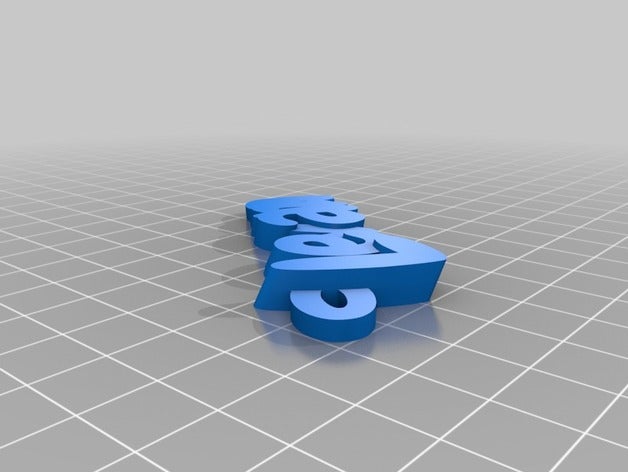 my customized iamburny's text - name keyring keyfob organization 3D print model - Mito3D