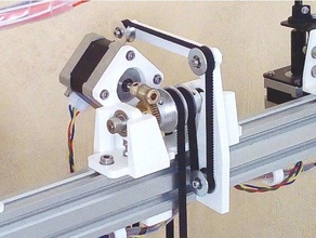 Bett-Seilzug-3d-Drucker - final-version 3d-Drucker Teile Bett hissen Gürtel core xy d-bot die z-Achse 3d print model - Mito3D