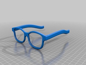 3d cinema type glasses hinge unmounted accessories charni re hinges lunette one print oneshot 3d print model - Mito3D