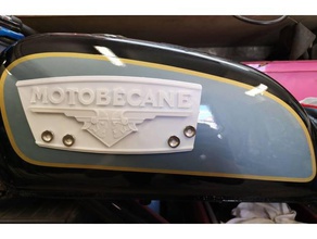 monogramme motobecane işaretler ve logolar özel logo mbk 51 mobylette moped motoconfort 3d print model - Mito3D